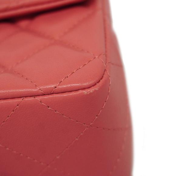 Chanel Shoulder Bag Matelasse Chain Lambskin Pink Women's - Picture 6 of 7